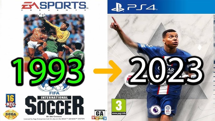 Evolution of FIFA Games 1994-2022 #gamehistory#evolutiongame #fifa 