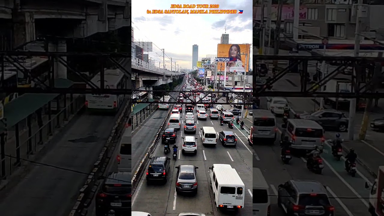 PART1: MANILA TRAFFIC UPDATE in EDSA SANTOLAN  MANILA PHILIPPINES 