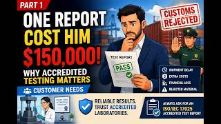 Test Report Cost $150,000 | Why ISO/IEC 17025 Accredited Laboratories Matter| Customer Needs Part 1