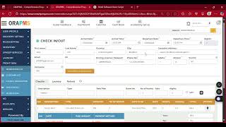 ORA PMS Check-In Process | How to Check-In Guests from Reservation List