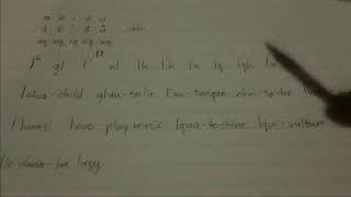 N|uu San Language lesson 3 - Complex Vowels and Click Accompaniments