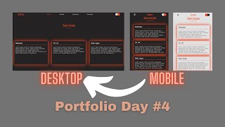 Awesome Responsive Cards (Services Section - Full Animated Portfolio) || HTML, CSS and JavaScript