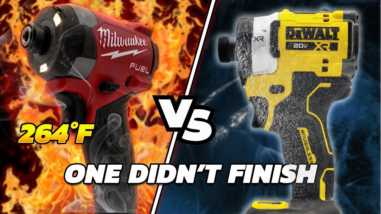 Milwaukee Gen 4 vs DeWalt DCF860: The 264° Impact Driver Meltdown!