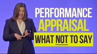 Performance Appraisal Phrases - What Not to Say | Shari Harley Wealth