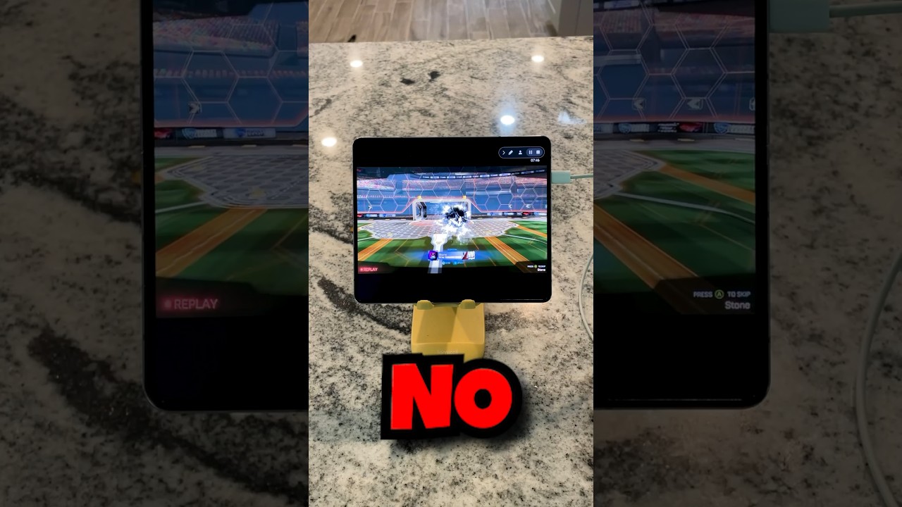 The First Person To Ever Hit This Shot #samsungpartner #ad #rocketleague