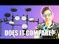 Donner DED-200 Electronic Drum Set Review and Demo - DED-200 vs Alesis Nitro Mesh