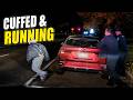 Handcuffed Driver Takes Off Running During Traffic Stop