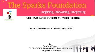 TASK 2: Prediction Using UNSUPERVISED ML