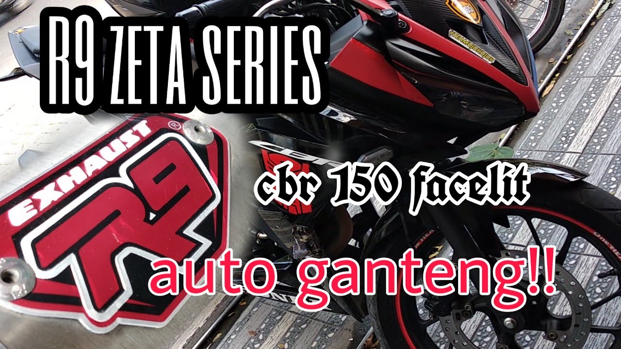 #45 KNALPOT R9 ZETA SERIES CBR 150 FACELIT
