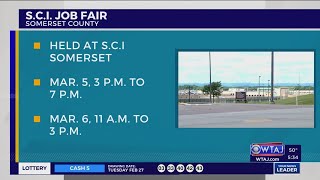 SCI hiring event to take place in Somerset County
