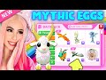 Opening 100 MYTHIC Eggs To Get All *NEW* LEGENDARY MYTHIC PETS In Adopt Me...