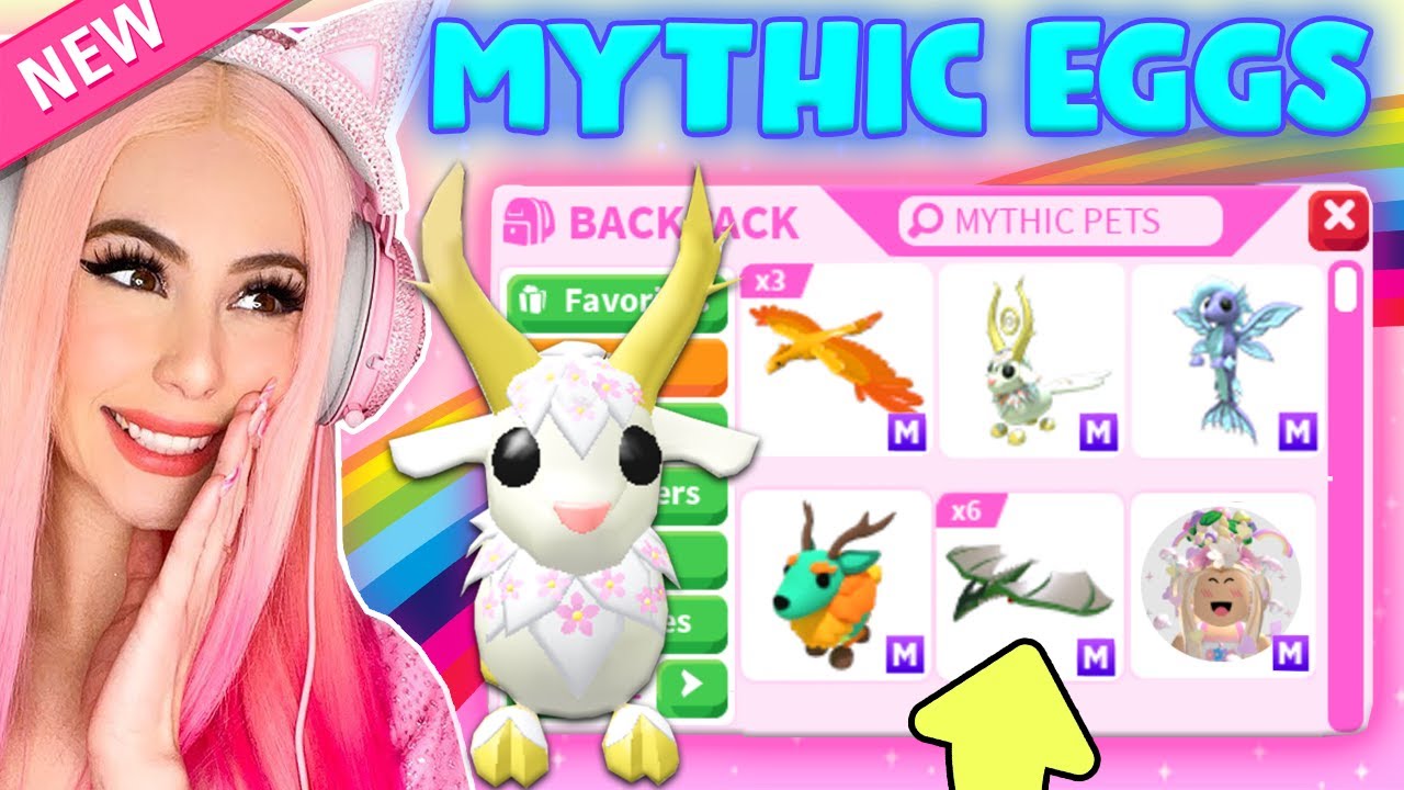 Every Mythic Egg Pet in Roblox Adopt Me!