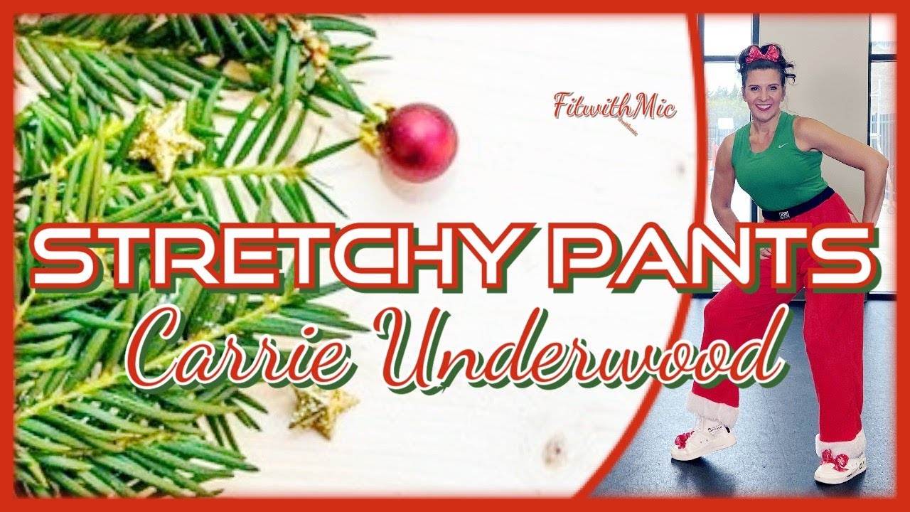 STRETCHY PANTS Carrie Underwood Christmas Zumba® Dance Fitness Fun Workout FitwithMic