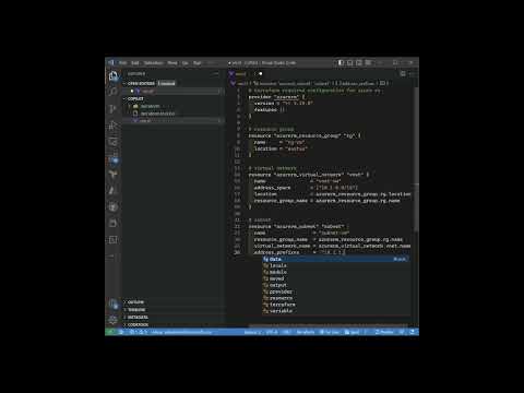 Watch GitHub Copilot write Terraform code to deploy a virtual machine in seconds!!