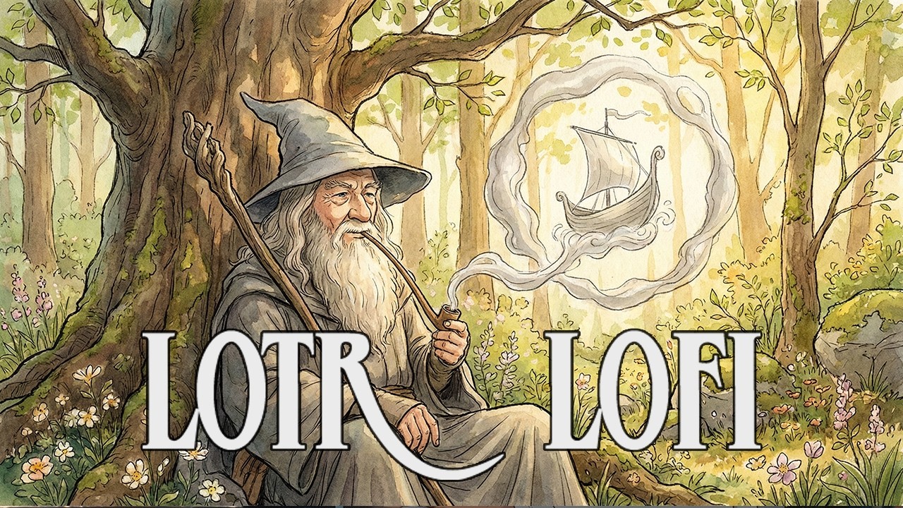 A Wizard's Quiet Afternoon 🧙🏻‍♂️ Lord of the Rings (LOTR) Lofi