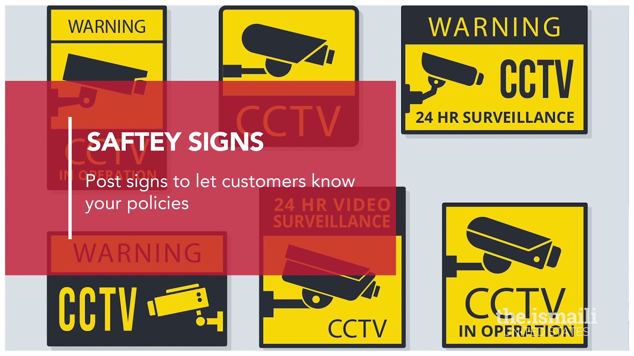 Business Safety and Security Alarm system, Signs, Law Enforcement