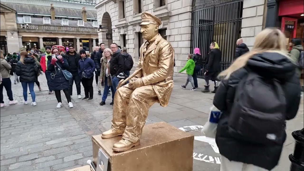 Amazing Human Statue London street performer Entertainer YouTube