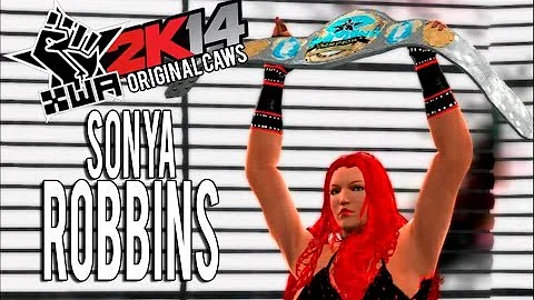 {XWA2K14 CAWS} Sonya Robbins WWE2K14- PS3