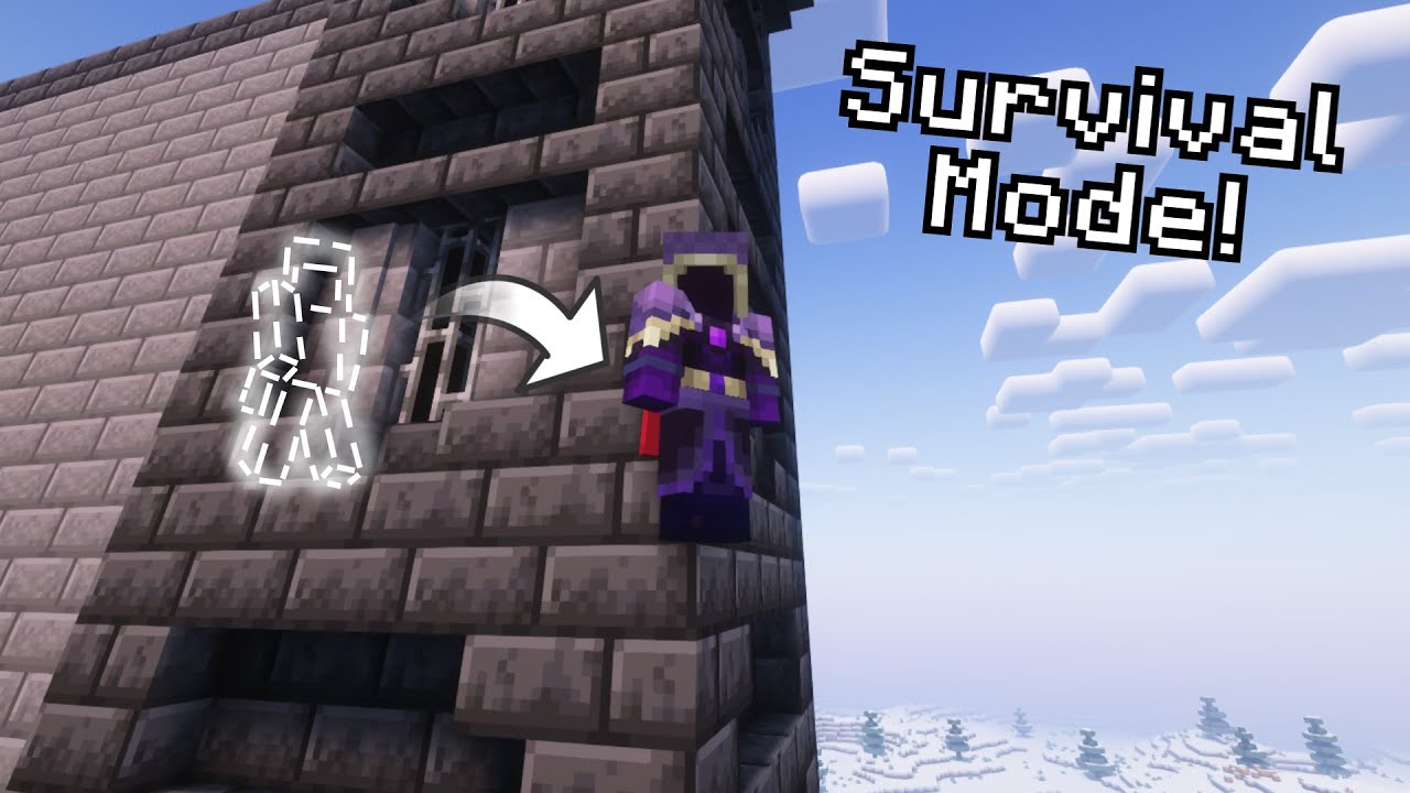 How to Go Through and Float on Walls in Minecraft [1.21+] - YouTube