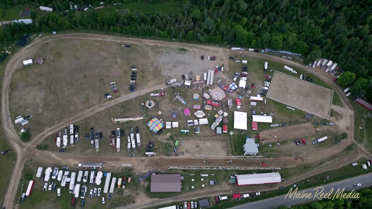 Springfield Fair 175th Anniversary | Aerial Drone View of Maine’s Historic Fairgrounds