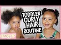 Ziya's *UPDATED* Curly Hair Routine | Easy Hairstyles for Toddlers