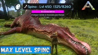 MAX LEVEL SPINO TAMING!! |ARK SURVIVAL EVOLVED MOBILE EP2 S1 (domando Spino level máximo)