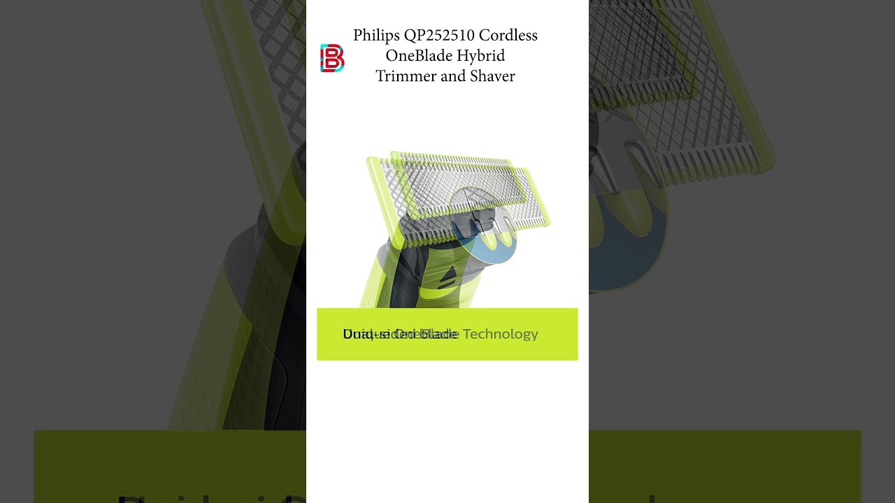 Philips QP252510 Cordless OneBlade Hybrid Trimmer - 