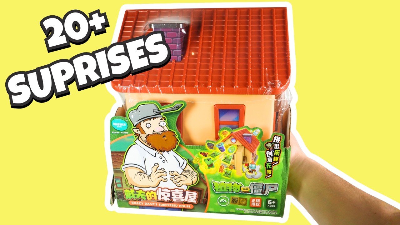 Opening a PVZ Crazy Dave Surprise House! Is it Good? - YouTube