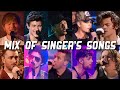 Mashup viral top 10 famous male singers in one song  live performance 1