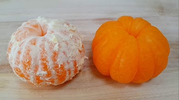 Mandarin Orange pith removal