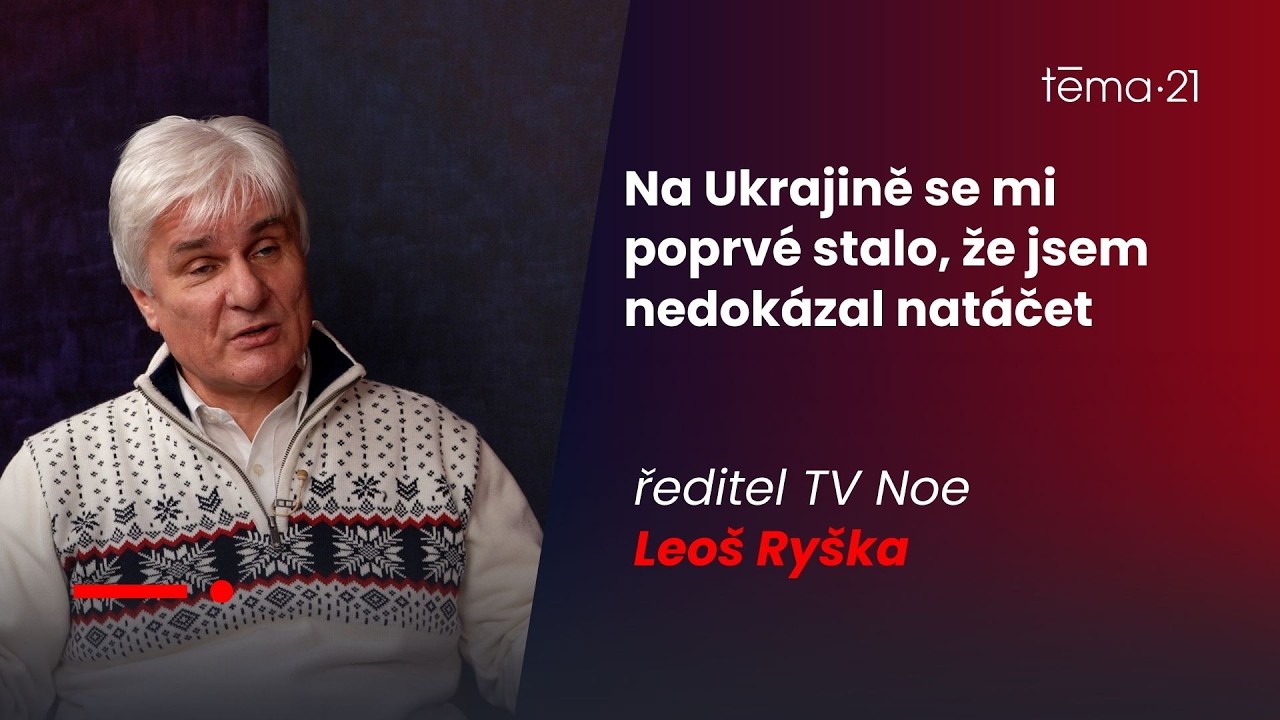 Na Ukrajině se mi poprvé stalo, že jsem nedokázal natáčet, líčí ředitel TV Noe Ryška
