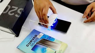 Samsung Galaxy S20 Ultra UV Glass || Best Screen Protector || How to Apply