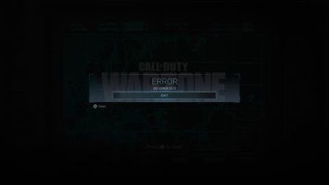 Warzone S1|| Dev error 5573