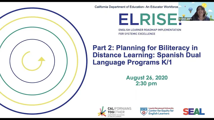 ELRISE! Planning for Biliteracy in Distance Learni...