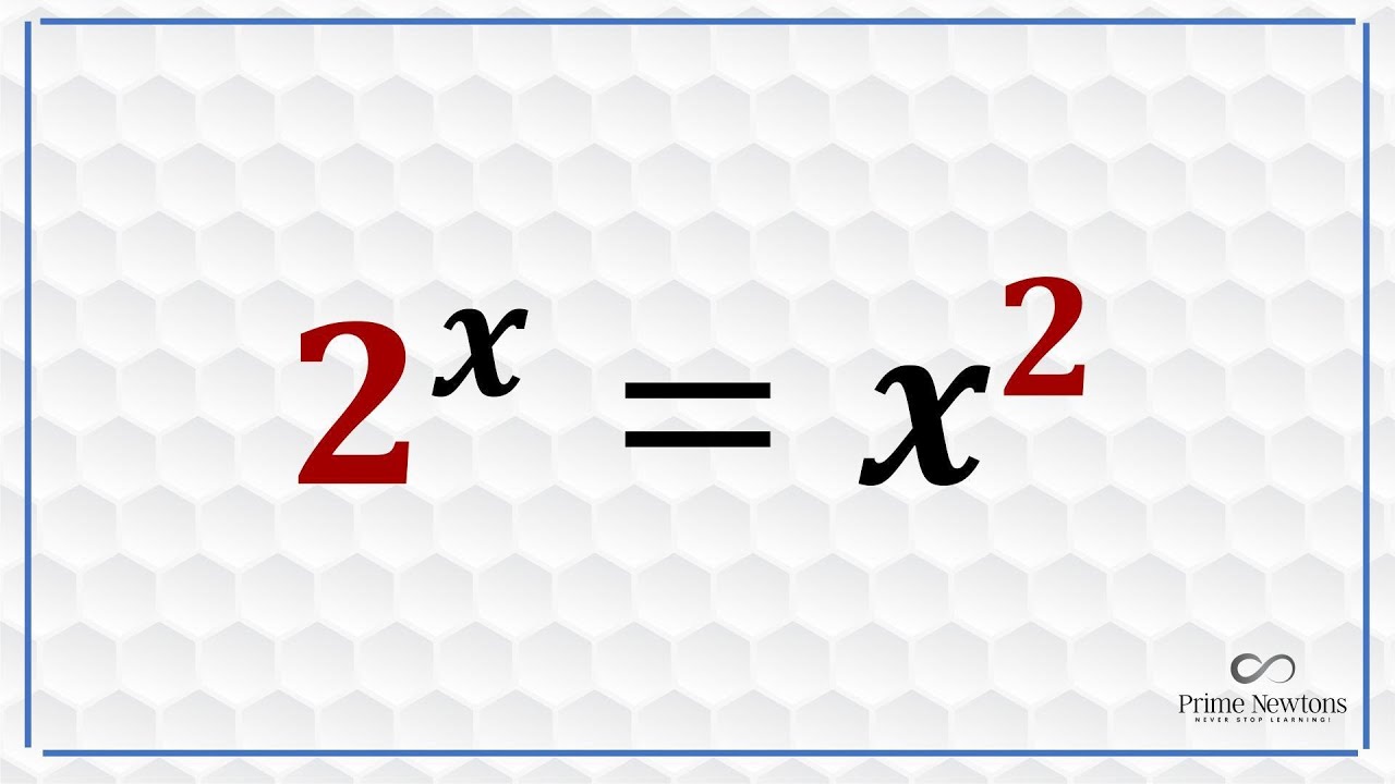 х^2 = 2^x