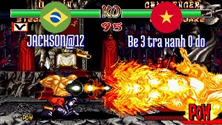 FT5 @samsho2: JACKSON@12 (BR) vs Be 3 tra xanh 0 do (VN) [Samurai Shodown II Fightcade] Aug 16