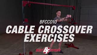 Body-Solid BFCCO10 Cable Crossover | Compact Full-Body Training for Home &amp; Garage Gyms