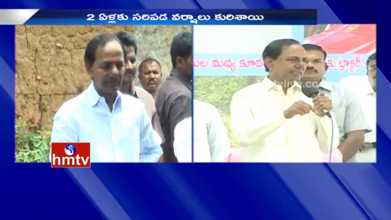Telangana CM KCR Visits Erravalli Village | Participates In Grama Sabah | Medak Dist | HMTV