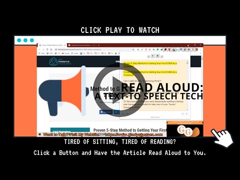 How to Install and Use Read Aloud Text-to-Speech Free Google Chrome Extension - Read Aloud Tutorial