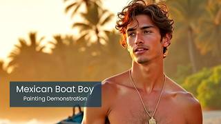 PAINTING DEMO: STUDY FOR MEXICAN BOAT BOY