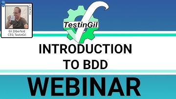 Introduction to BDD (Behavior Driven Development) - Webinar Recording