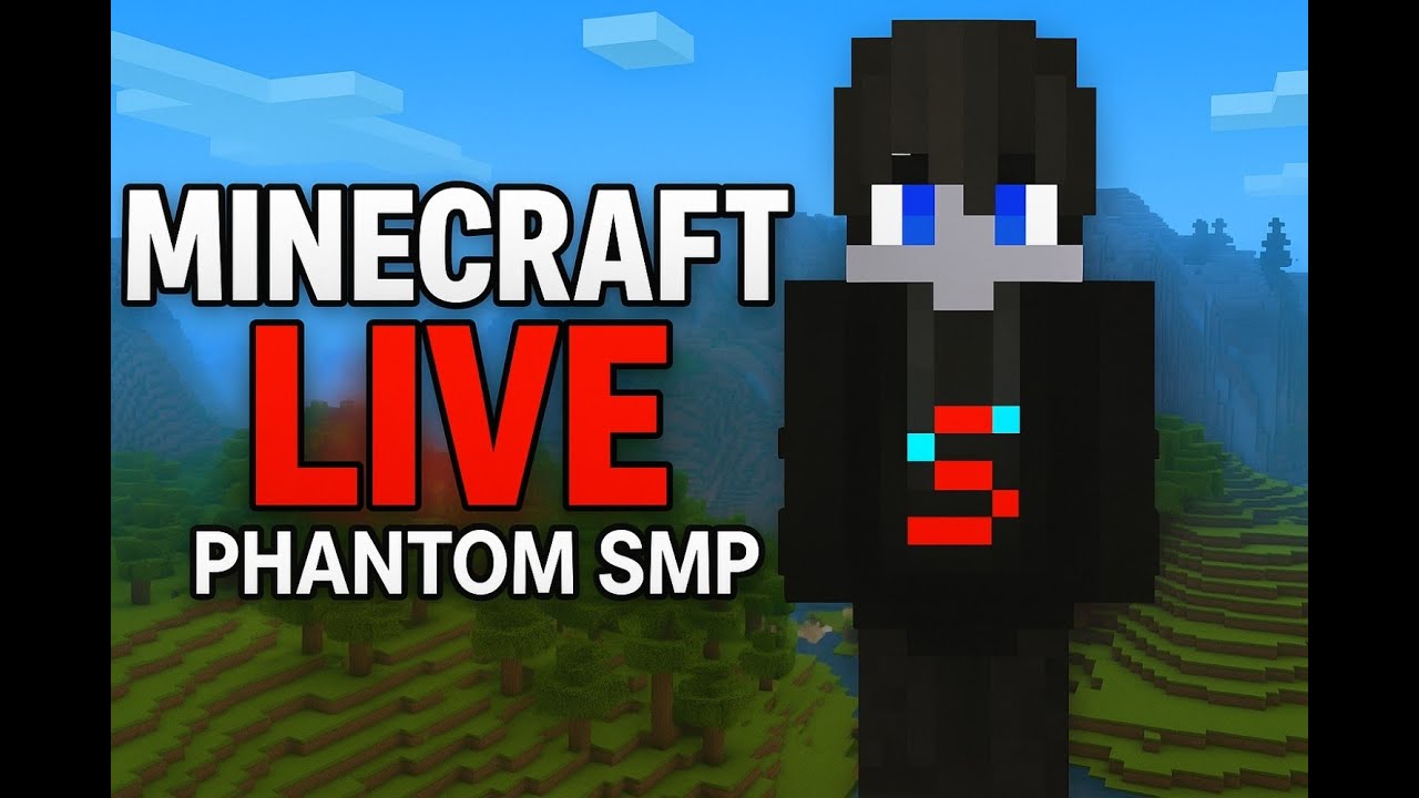 Phantom SMP | Minecraft Public Survival Smp Live | DAY - 1 | Minecraft ...
