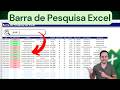 Barra de Pesquisa Automática no Excel 🔎 Filtra os Dados na Hora! Sem VBA ❌