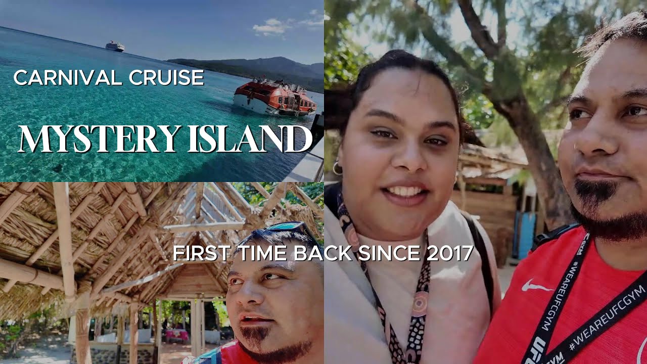 Carnival cruise spent the day on Mystery Island