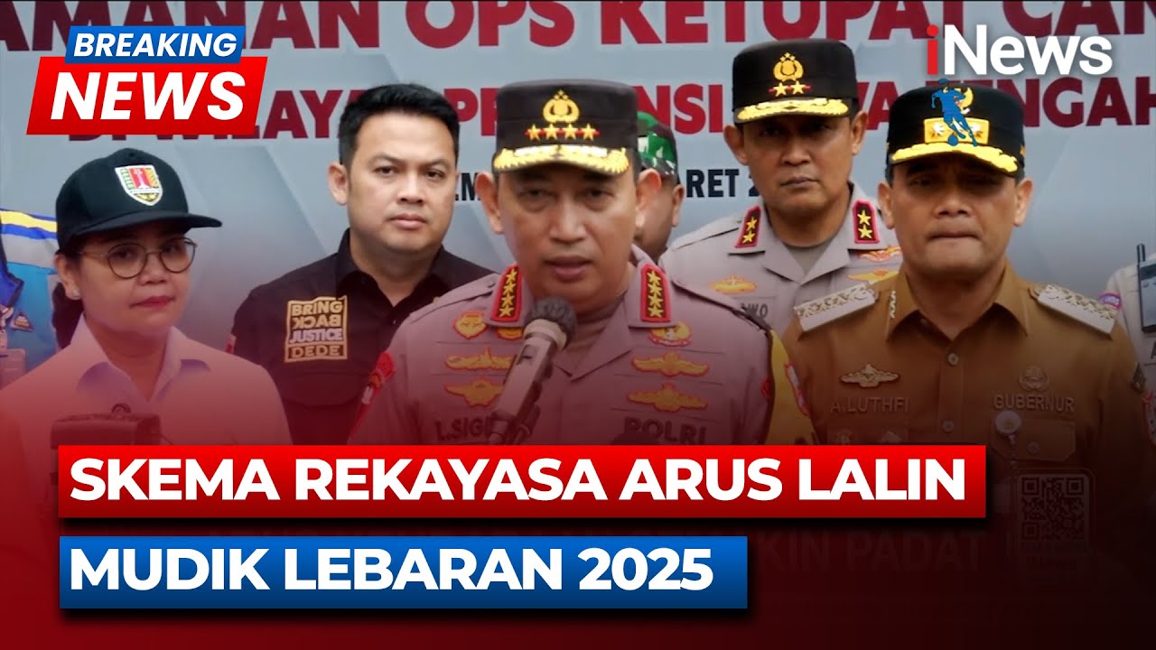 Breaking News Kapolri Sampaikan Skema Rekayasa Arus Mudik Lebaran 2025 ...
