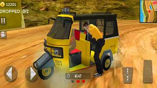 Offroad Tuk Tuk Auto Rickshaw Driving Simulator Realistic Transporter Game - Android IOS Gameplay screenshot 3