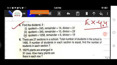 Class-4,Ex-4.4, Problems on division,part-2
