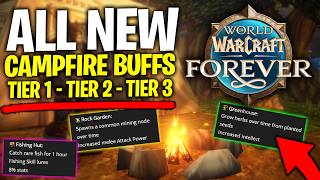 EVERY Camping Buff For ALL Professions Up To MAX LEVEL In WoW Forever