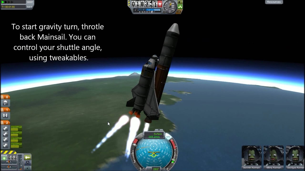 Kerbal Space Program - How to fly shuttle - YouTube