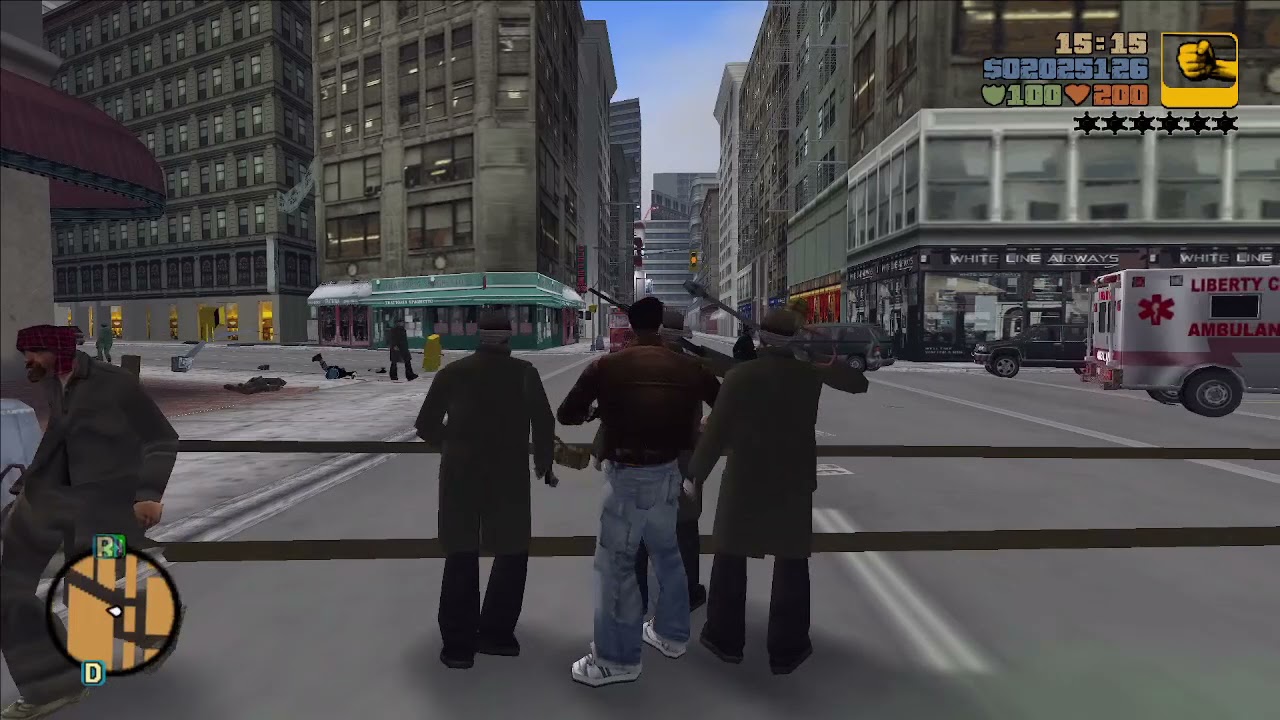 GTA 3 Shorts | Barrier Blocks 3 Old Guys (PC)